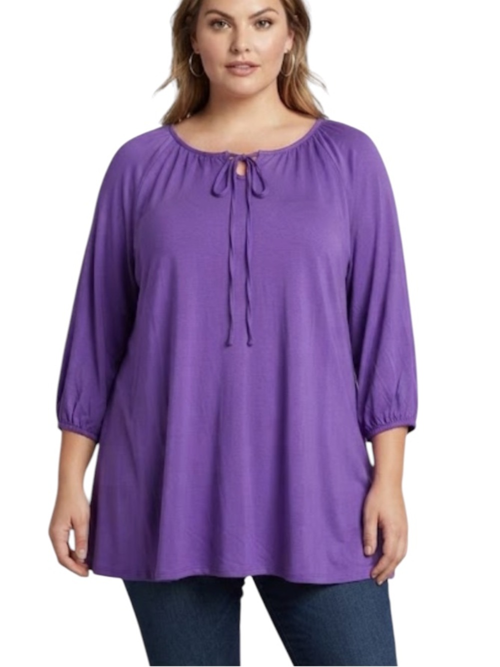 Lularoe women’s tee long sleeves size 3XL purple
